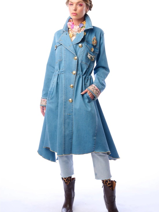 Aratta Jackets & Blazers - ARATTA MONTE CARLO DENIM COAT - M - NWT